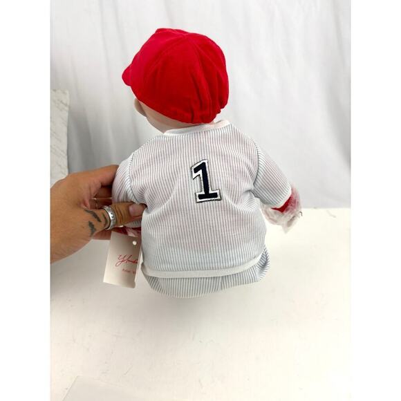 VTG Porcelain Doll Michael By Yolanda Bello Knowles 1990's Boxed COA - Picture 5 of 15